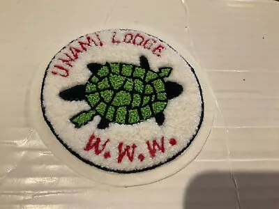 Unami Lodge OA White Chenille Patch Standard Pennant  • $54.95