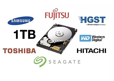 1TB 2.5  1000GB Seagate/WD/HGST/Samsung SATA HDD Hard Drive PC LAPTOP PS3 PS4 • £19.90