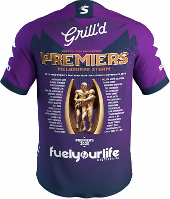 Melbourne Storm 2020 Premiers Official NRL Mens ISC 3XL Jerseys BRAND NEW WT • $179