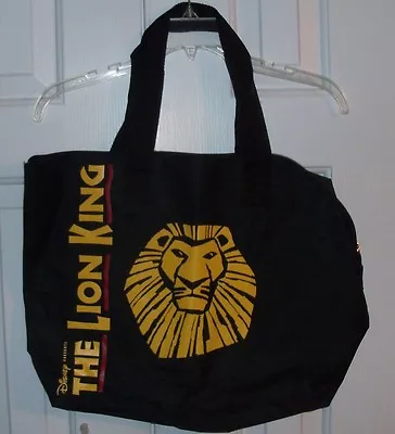 Disney THE LION KING Official Broadway West End Tote Bag Musical Theater  • $16