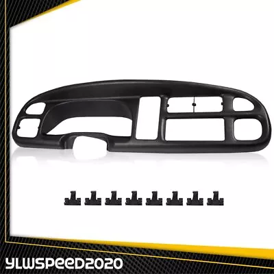 Dash Board Bezel Instrument Cover BK Fit For 1998-2002 Dodge Ram 1500 2500 3500 • $25.48