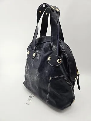 NEW GUSTTO Setelah PURPLE Leather Large Tote Bag Handbag Purse Hobo Satchel $645 • $130