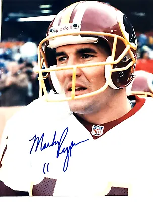 1995 Mark Rypien Washington Redskins  QB Autographed  NFL 8x10 Photo  FBP-190 • $29.95