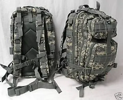 NEW  3-Day Military Tactical Assault MOLLE Backpack - ACU Army Digital Camo • $69.95