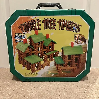 Tumble Tree Timbers 380 PC Collector's Carrying Tin Case Lincoln Log Compatible • $25