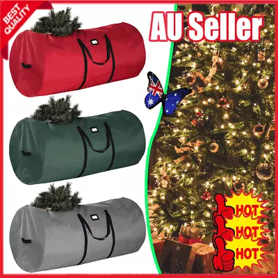 Christmas Tree Storage Bag Xmas Box Container Carry Large Heavy Duty Up To 9 Ft* • $34.69