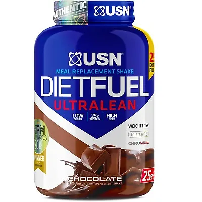 £43.99 • Buy USN Dietfuel Ultralean Protein Powder Shake Chocolate 2.5kg DATED 02/23