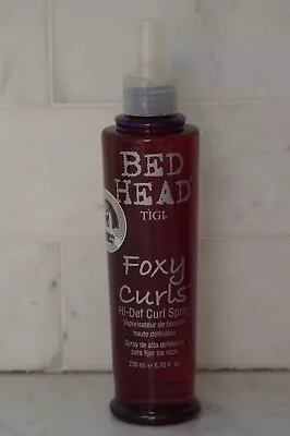 $79.99 • Buy 6.76 Oz. Tigi Bed Head Foxy Curls Hi-Def Curl Spray. 200ml. NEW. FREE SHIPPING. 