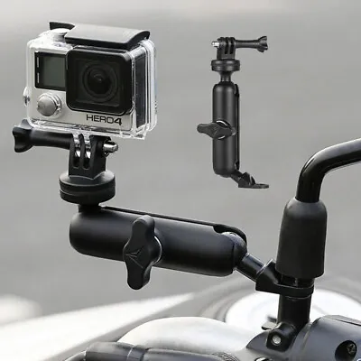 Motorcycle Action Camera HolderHandlebar Camera Mounts Camera Fixed Holder • £11.94