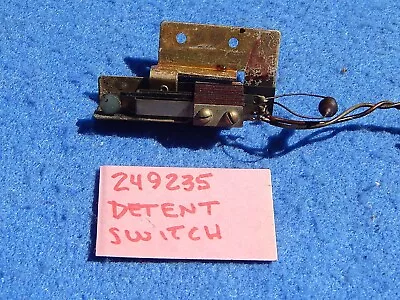 $16 • Buy Seeburg K200 201 222 DS160 SS160 Thru STD4 Detent Switch # 249235