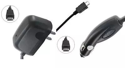 Verizon Motorola Barrage V860 Micro USB Charger HOME & CAR CHARGERS • $18.54