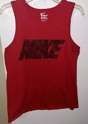 Nike Men’s Red Muscle Tee Shirt M • $9.99