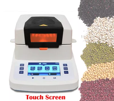 Rapid Halogen Moisture Meter Analyzer Grain Tea Plastic Granule Touch Screen 50g • $522