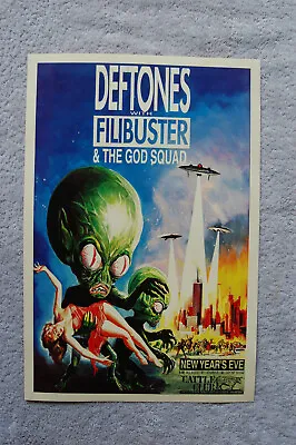 Deftones Concert Tour Poster 1993 Sacramento #1 Filbuster God Squad__ • $4.25