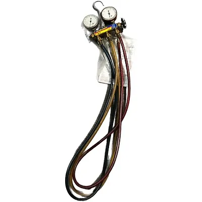 Ritchie Yellow Jacket Test & Charging Manifold R12 R22 & R502 W/ Hoses Untested • $46.99