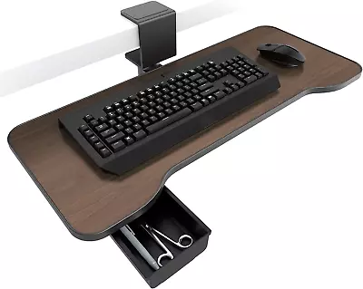 Keyboard Tray Under Desk360 Rotating Keyboard&Mouse Tray With Drawer • $83.99