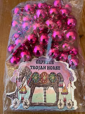 Krewe Of Orpheus Lighted Mardi Gras Party Beads ~ Trojan Horse ~ NEW IN PACKAGE • $13.50