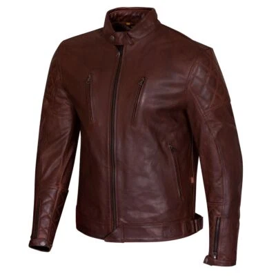£227.99 • Buy Merlin Wishaw Signature Leather Jacket - Brown