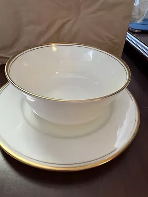 Mikasa WHEATON Bone China Gravy With Attached Underplate • $40