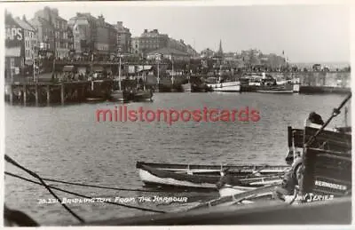 £8 • Buy Real Photo Postcard Of Bridlington From The Harbour, East Yorkshire, Arjay