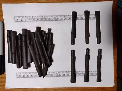 Lot Of 24 Vulcanite Tobacco Pipe Stems Mouth Pieces Bits 1 Size NOS Lot A98 • $89.50