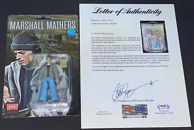 Eminem  Marshall Mathers 8 Mile  Signed Autographed 6  Action Figure Toy PSA/DNA • $2020.50