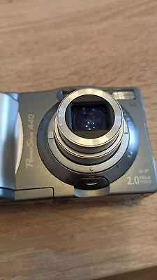 Canon PowerShot A40 PC1019 Silver 2.0 MP 1.5  Display Compact Digital Came. Work • $84.38