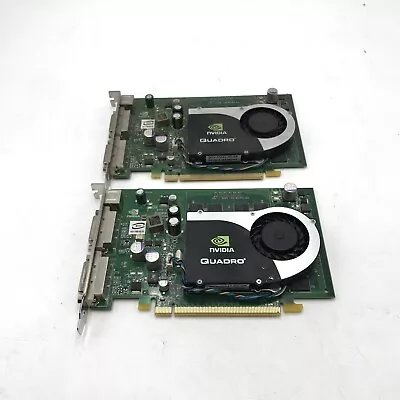 Lot Of 2 NVIDIA Quadro FX1700 512MB PCIE Dual DVI Video Graphics Card • $29.89