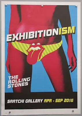 £125 • Buy Rolling Stones Poster Original Ltd Ed.  #434 Exhibitionism Saatchi London 2016