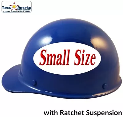 MSA Skullgard Small Cap Style With Ratchet Suspension - Custom Blue • $146