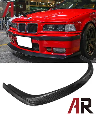 AC Style Carbon Fiber Front Bumper Lip For 1992-1998 BMW E36 M3 2Dr/4Dr Only • $349.99