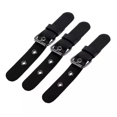 3Pcs Sew On Leather Buckles DIY Bag Handbag Belt Replacement • £5.52