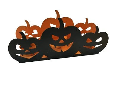 $14.39 • Buy Yankee Candle Halloween J-o-l All Hallows Eve Multi Tea Light Candle Holder 