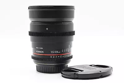 Rokinon 24mm T1.5 Cine ED AS IF UMC Lens Canon EF Mount #511 • $229.10