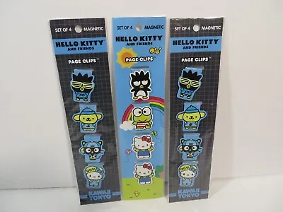 Hello Kitty & Friends Magnetic Page Clips Bookmarkers 3 Packs NEW • $6.99