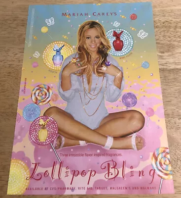 2011 MARIAH CAREY For Lollipop Bling Ad  - Full Page Magazine Fragrance Ad • £5.40