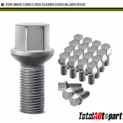 20x M14x1.5 Wheel Lug Bolts For Mercedes-Benz A180 B200 C230 C43 AMG CLS550 E550 • $33.99