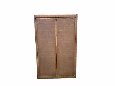 MCM Free-stand Shoe Rack Hutch 3020 Solid Wood Rattan Shoe Cabinet Cherry Wood • $300