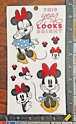 Mickey & Minnie Mouse The Happy Planner One Sheet Clear Vinyl Stickers #thp02 • $2.49