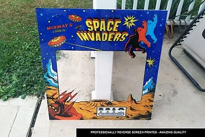 Bally Midway SPACE INVADERS 1978 Arcade Machine BRAND NEW BEZEL • $175