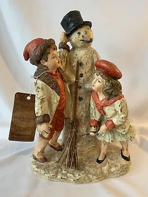 $68 • Buy Ragon House Mary Henry Snowman Winter Mache Figurine 10024 13.5” Tall W/Orig Tag