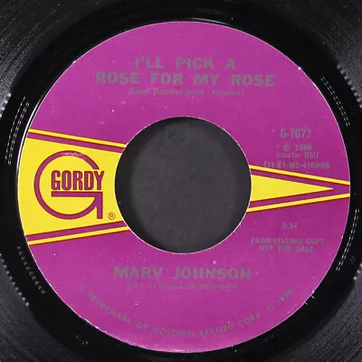 MARV JOHNSON: I'll Pick A Rose For My Rose / You Got The Love I Love GORDY 7  • $30