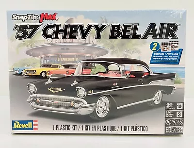 Revell '57 Chevy Bel Air SnapTite Max 1:25 Plastic Model Kit 85-1529 New Sealed • $19.95