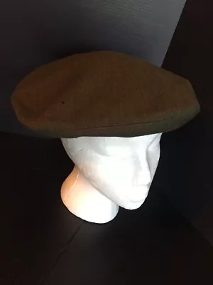 B2) US Military Garrison Wool Beret Cap Hat Military Vintage Sz 7 1/4 • $11.99