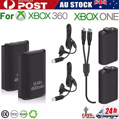 Rechargeable Battery Pack For XBox One X/S Series X/S Controller & Charger Cable • $17.99