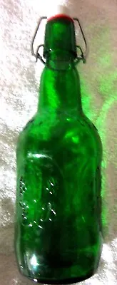 $4 • Buy Grolsch Beer Green Glass Bottle, Porcelain Swing Top + Cork Puller