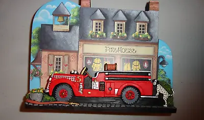 Country Lane Brandywine Collectibles Houses Marlene Whiting Firehouse #468 • $25