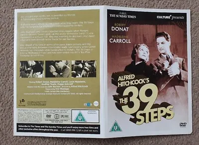 £0.99 • Buy Alfred Hitchcock's The 39 Steps-The Sunday Times Promo DVD-VGC-Robert Donat