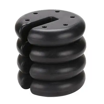 4 Pcs Outdoor Canopy Tent Leg Weights Anchor Stand Heavy Duty Gazebo Discs Base • £19.89