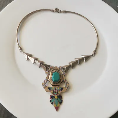 $15.99 • Buy New 16  ZARA Collar Statement Necklace Choker Gift Vintage Women Party Jewelry